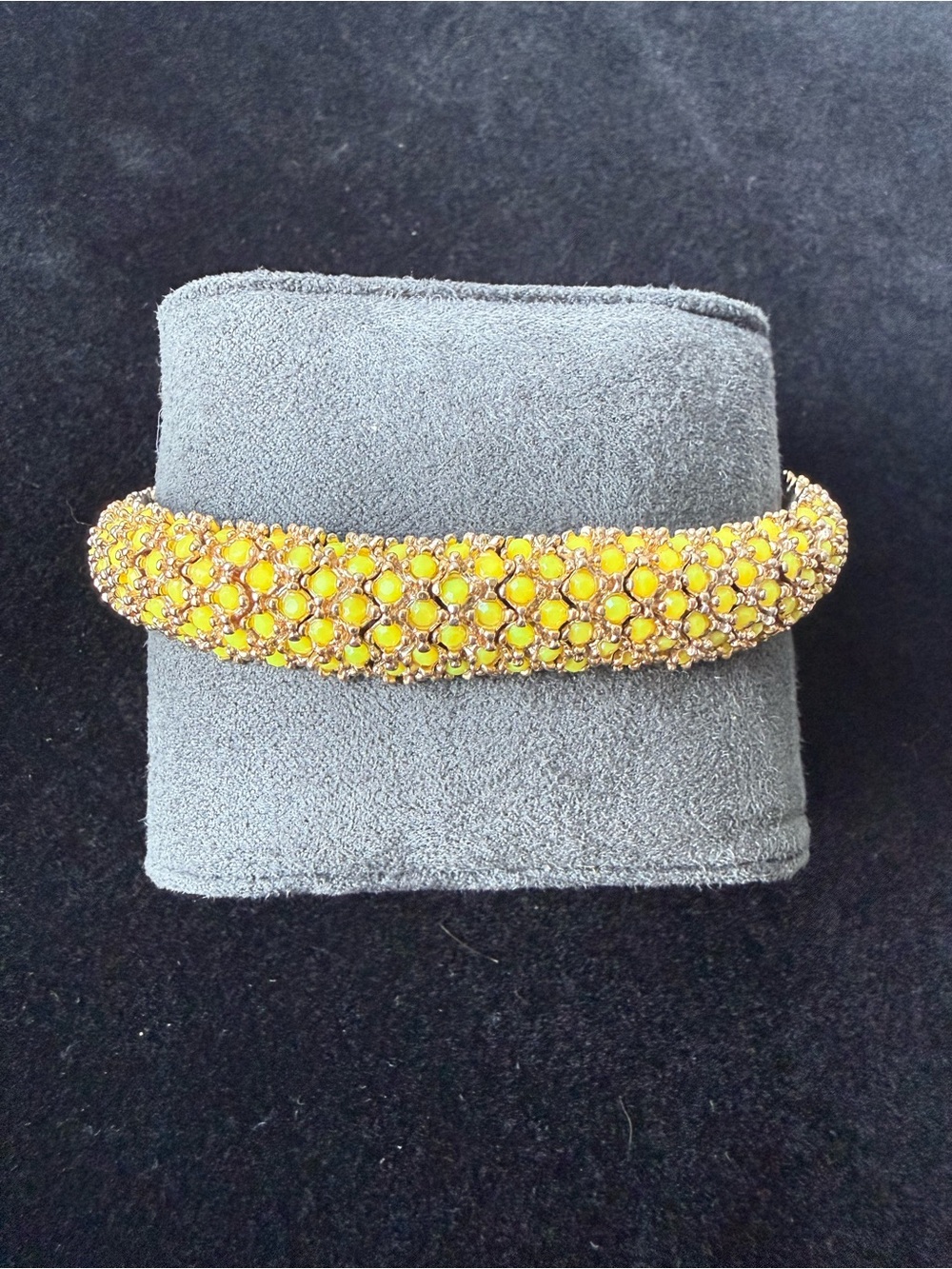 Vintage Signed Banana Republic Palm Beach 
Sunshine Cabochon Bracelet
